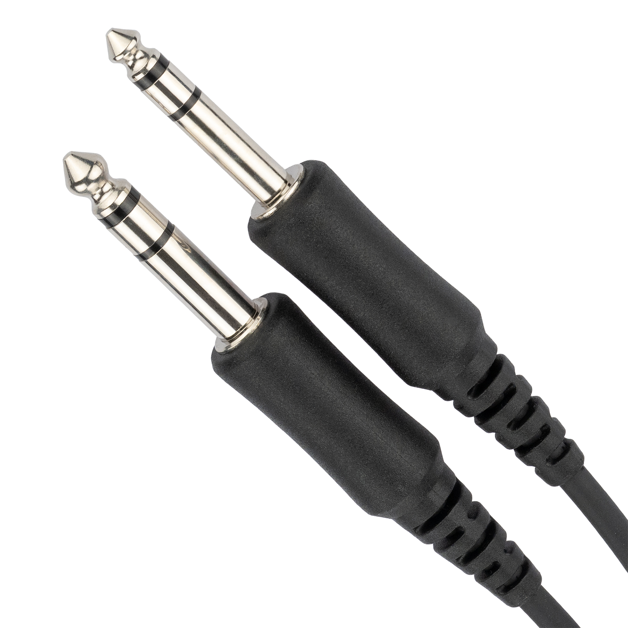 GA Dual Plug Headset Adapter with Extension Cable, 1.5m (5ft) Length, Durable Molded Connectors, .206" & .25" Jacks for General Aviation Headsets (AD-GAF-GAM-5FT)