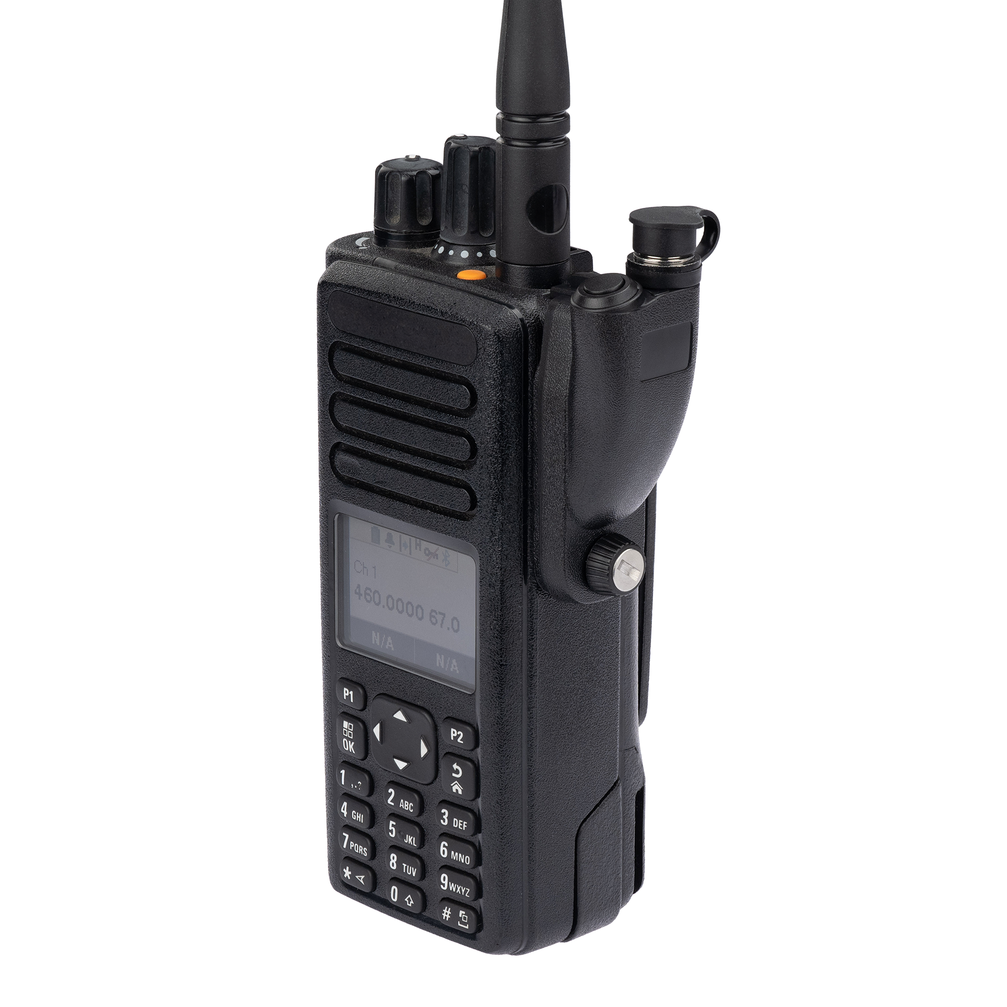 6-Pin Hirose Adapter w/ PTT for Motorola XPR & APX (ADMX7000PTT-HR6F)