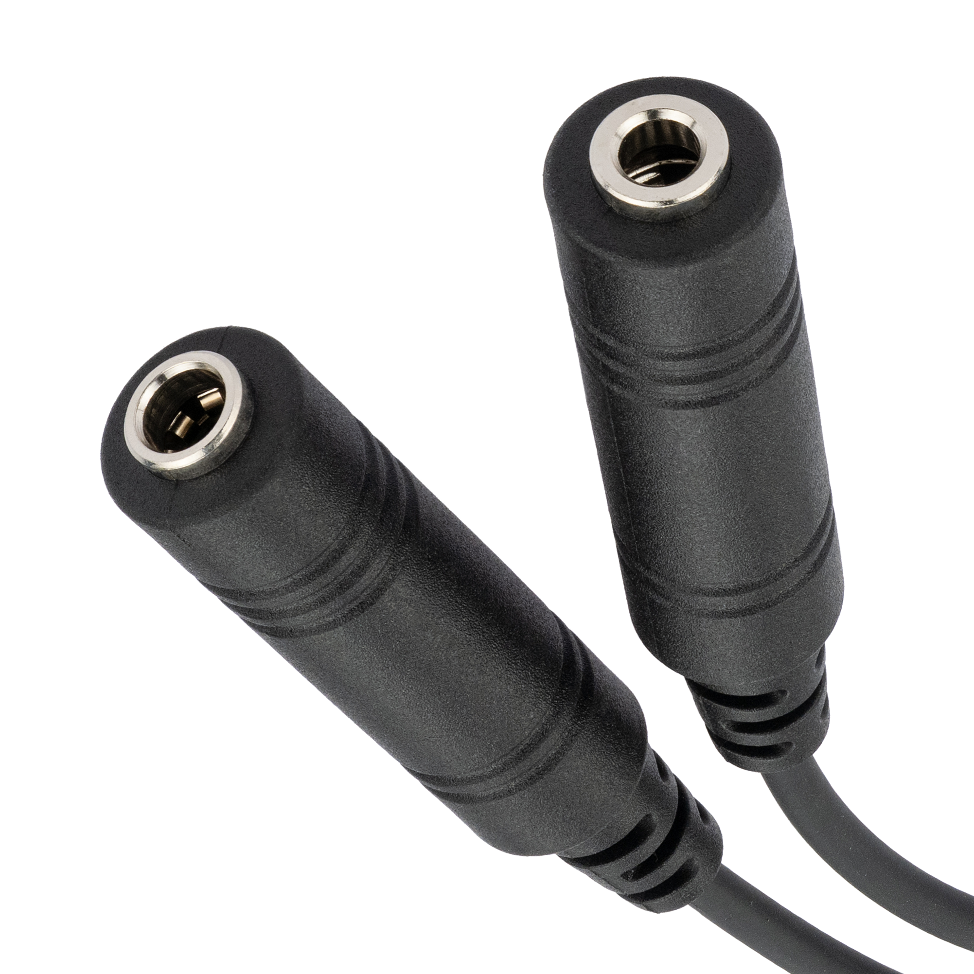 GA Headset to Helicopter Adapter, Durable Molded Connectors, .206" and .25" Jacks to U-174 Plug (AD-GAF-U174M)