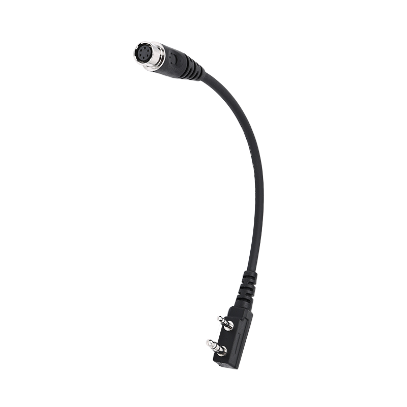 6-Pin Hirose Adapter for Kenwood 2-Pin & BaoFeng UV-5R Series (ACDK2-HR6F)