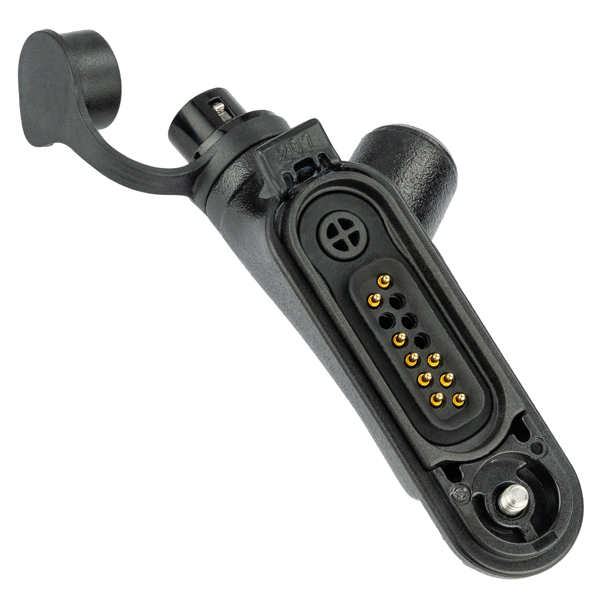 6-Pin Hirose Adapter w/ PTT for Motorola R7 / MXP600 / ION Series (ADMR7PTT-HR6F)