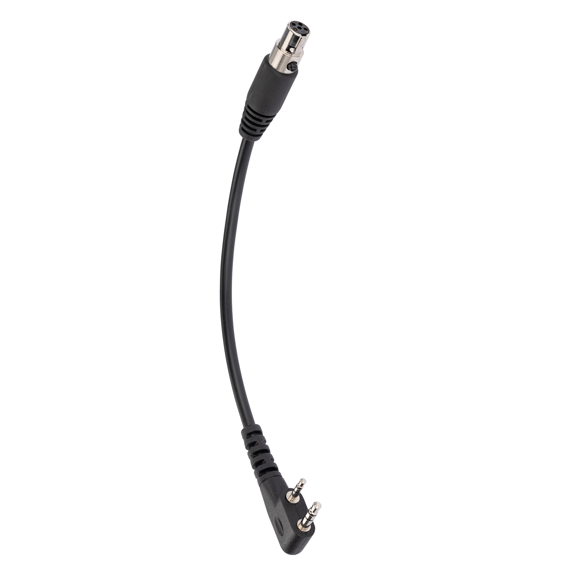 5-PIN XLR to Kenwood 2-pin Adapter compatible with Baofeng 2-pin (ARJM-XLR5F-S-09-K2)