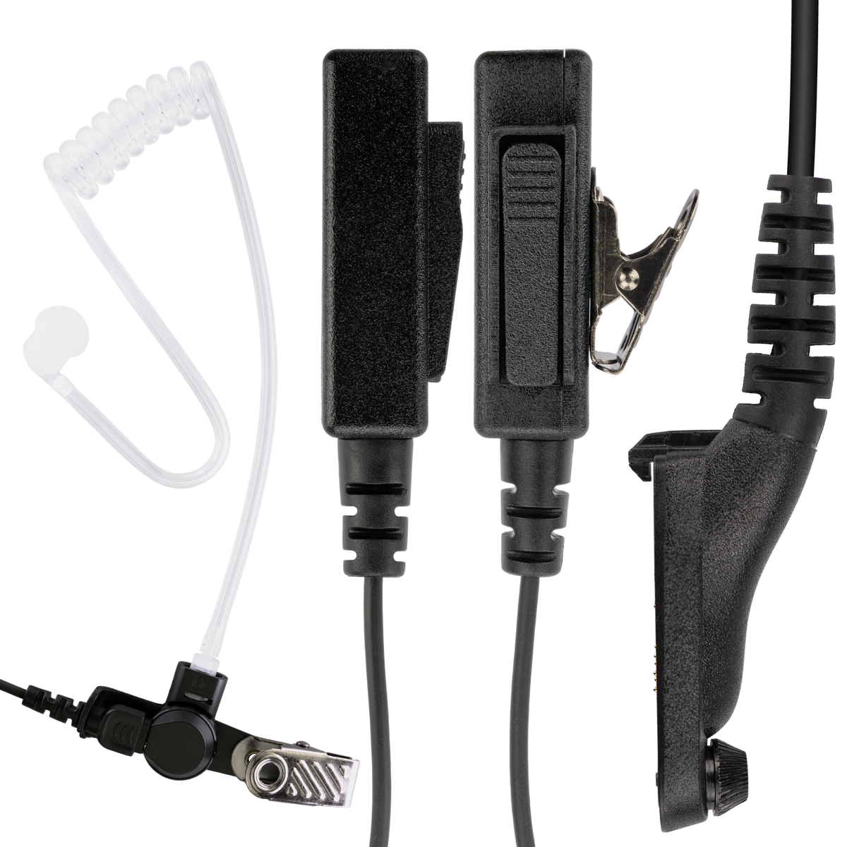 Raven Series 2-Wire Acoustic Tube Earpiece with PTT for Motorola APX Next APX4000 APX6000 APX7000 APX8000 XPR 7380E XPR7550 SRX2200 (ASK8510C-M9)