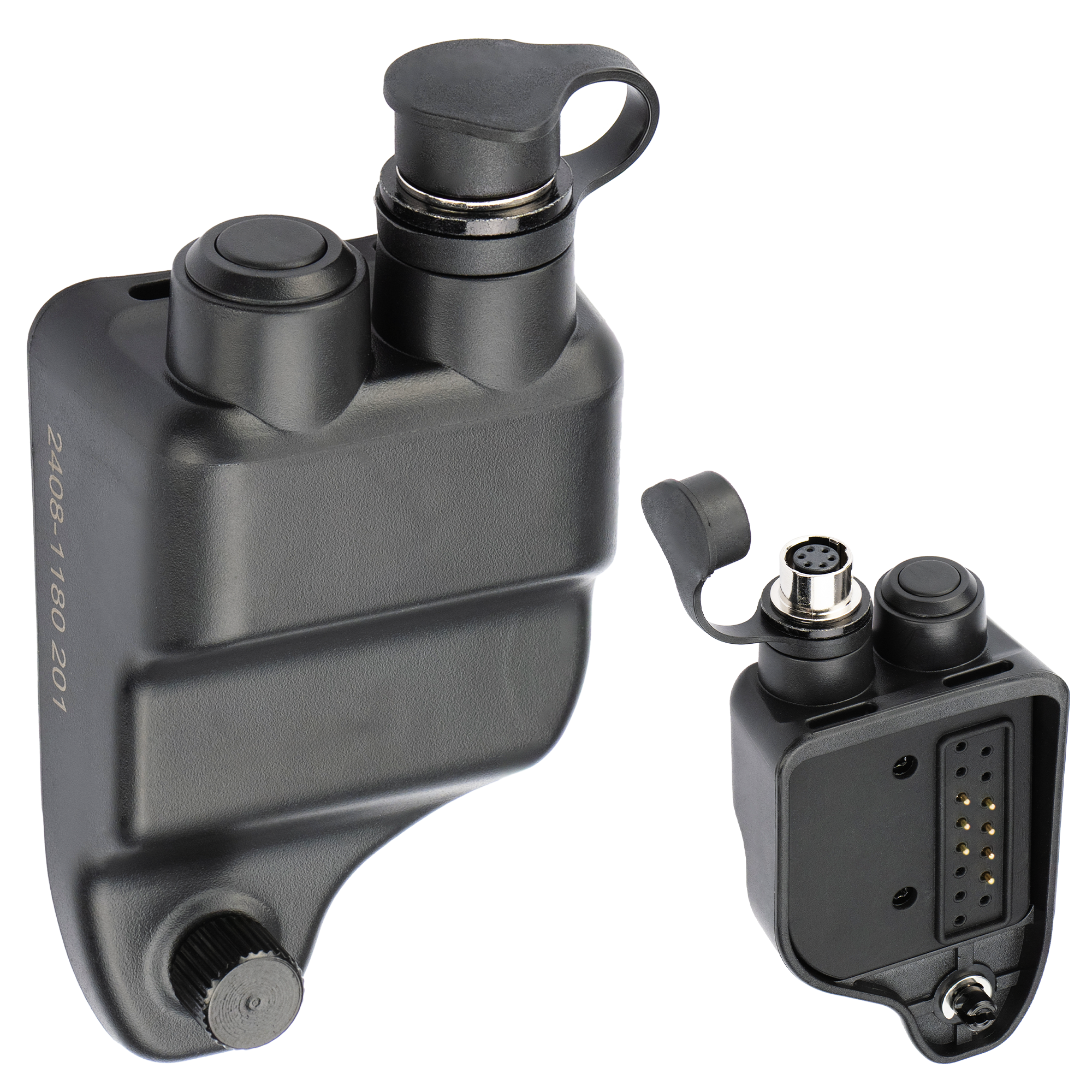 6-Pin Hirose Adapter w/ PTT for Harris P5300 / P5400 / XG / XL Series (ADHAP5400PTT-HR6F)