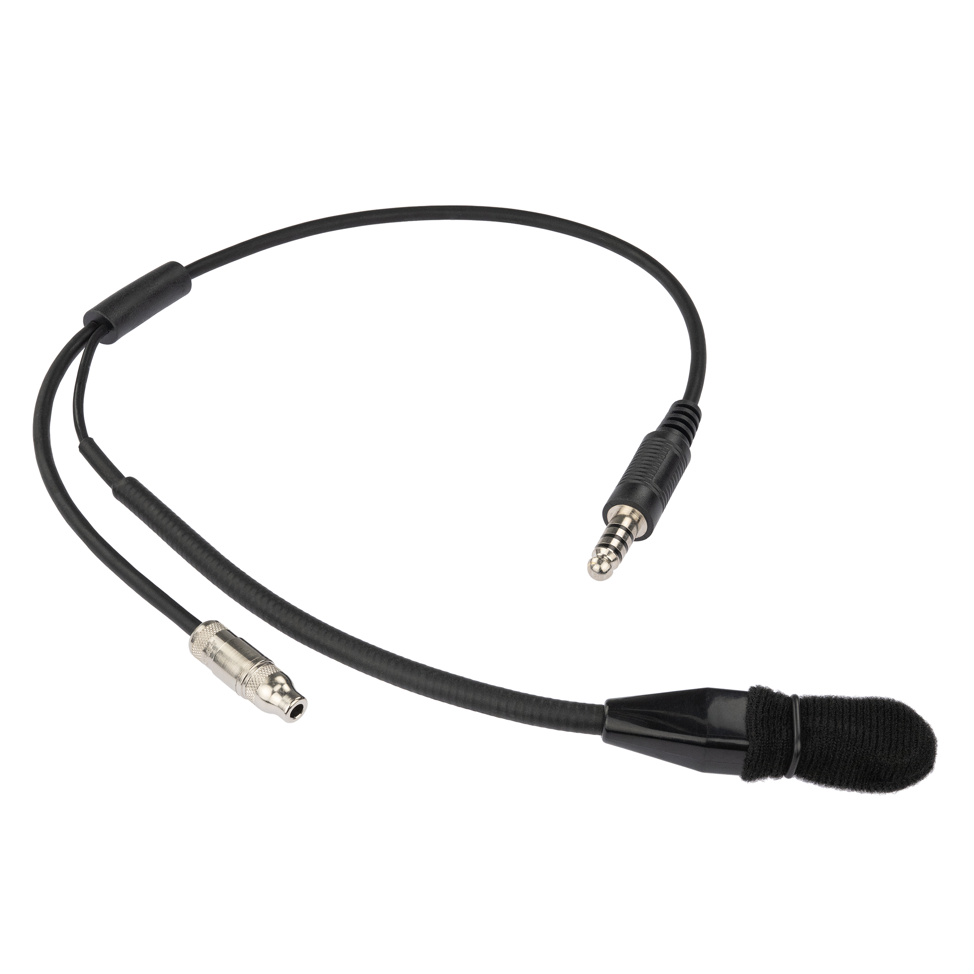 4C IMSA Wired Straight Cord Helmet Kit with Microphone and 3.5mm Jack