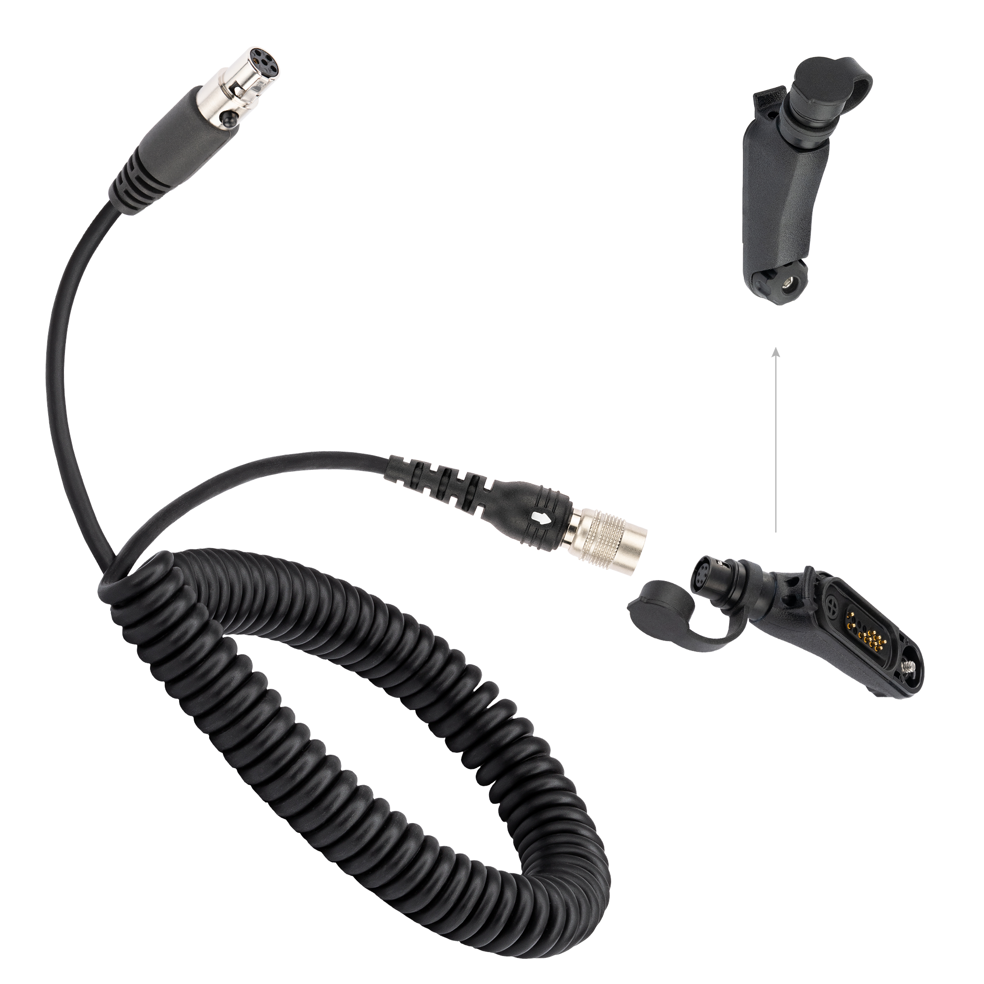 [Combo] Quick Disconnect Cable + Hirose Adapter (CABLE-AHDH00-HR6M)