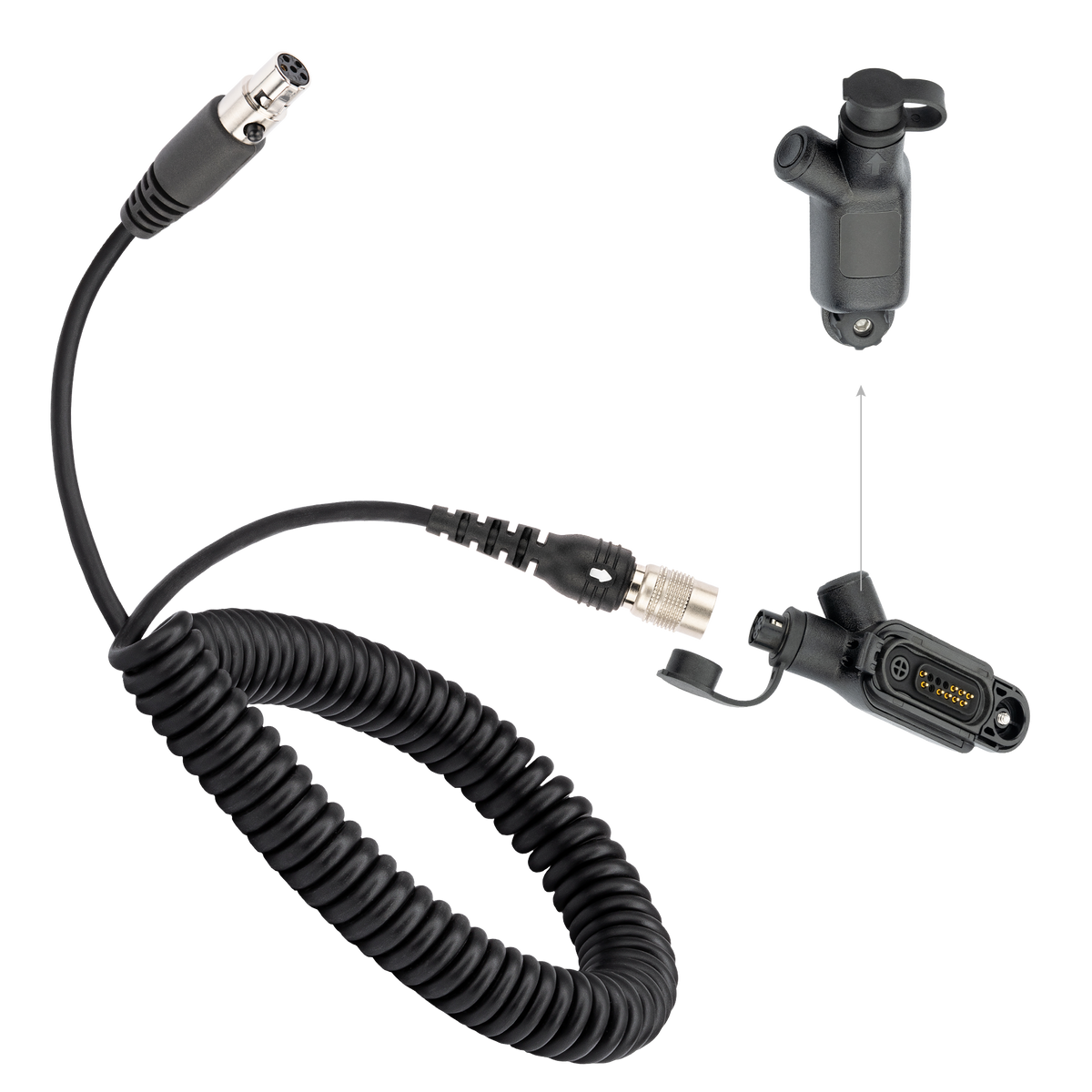 [Combo] Quick Disconnect Cable + Hirose Adapter (CABLE-AHDH00-HR6M)