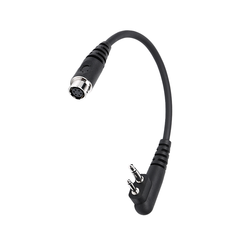 6-Pin Hirose Adapter for Motorola CP200D / CP100D & Yaesu FT-65 / FT-25 / FT-4 Series (ACDM1-HR6F)