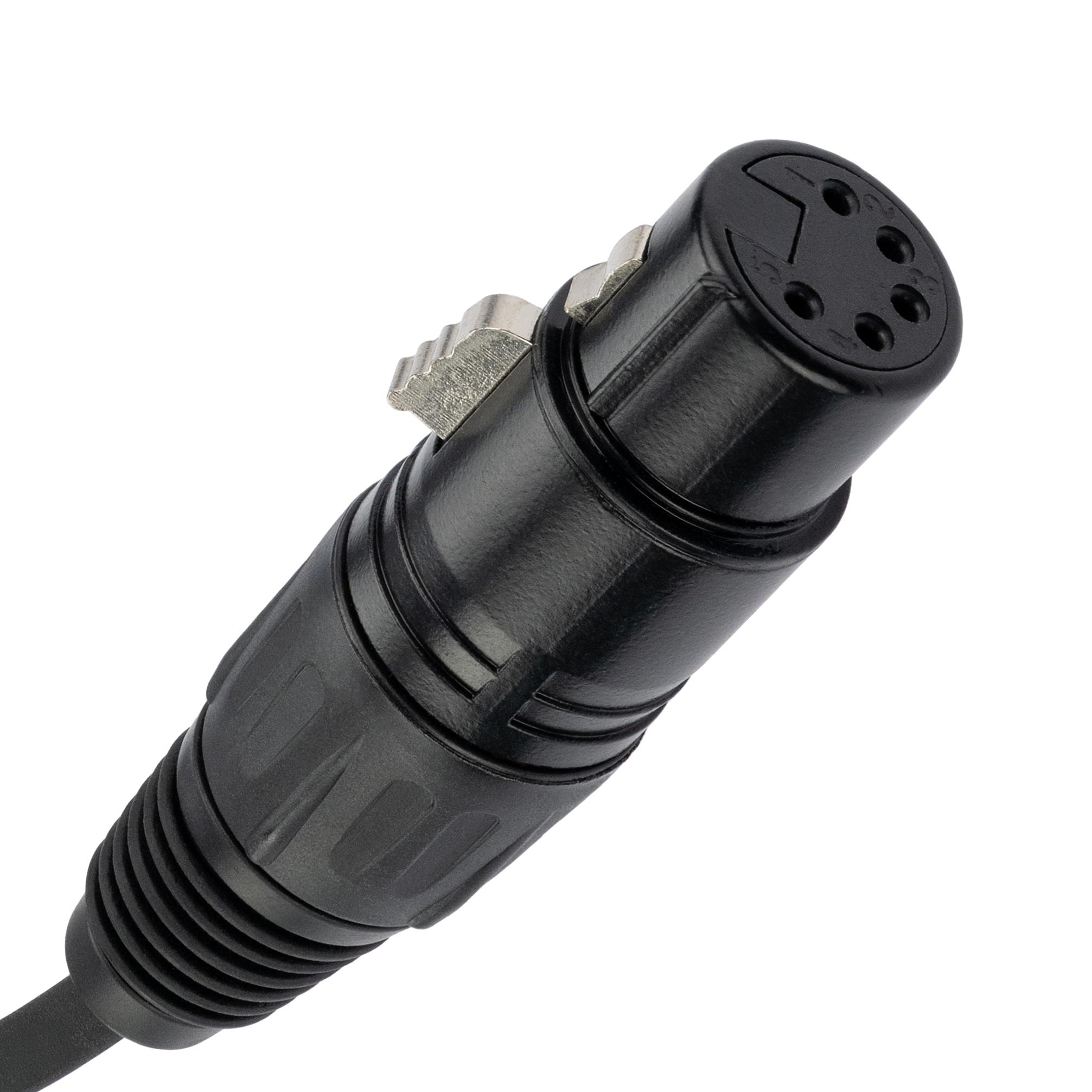 Airbus 5 Pin XLR to U174 Helicopter Adapter, Durable Molded Connectors (AD-ABX-F-U174M)