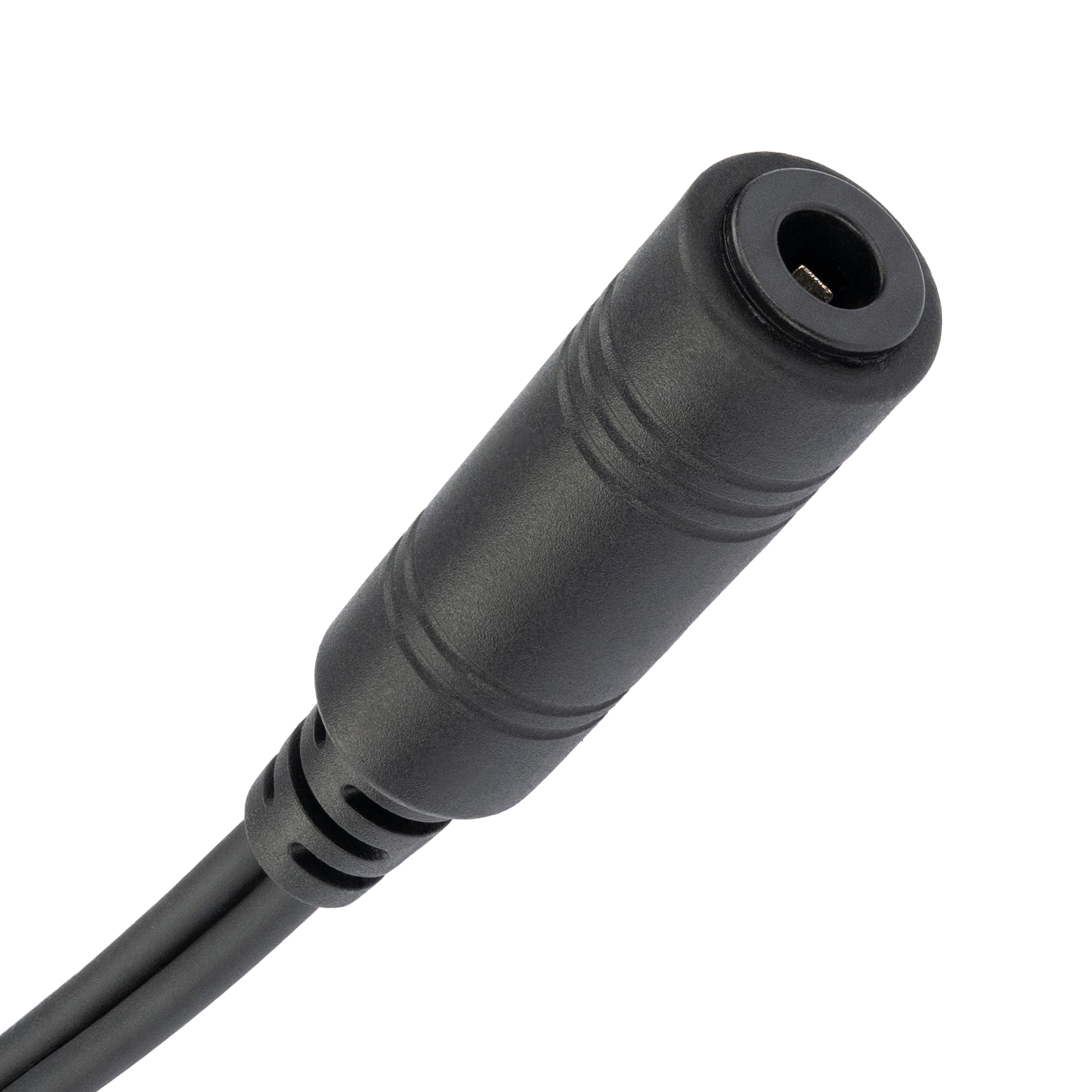 U174 Headset to GA Adapter Durable Molded Connectors, U174 Plug to GA Twin-Plug .206" and .25" Jacks (AD-U174F-GAM)