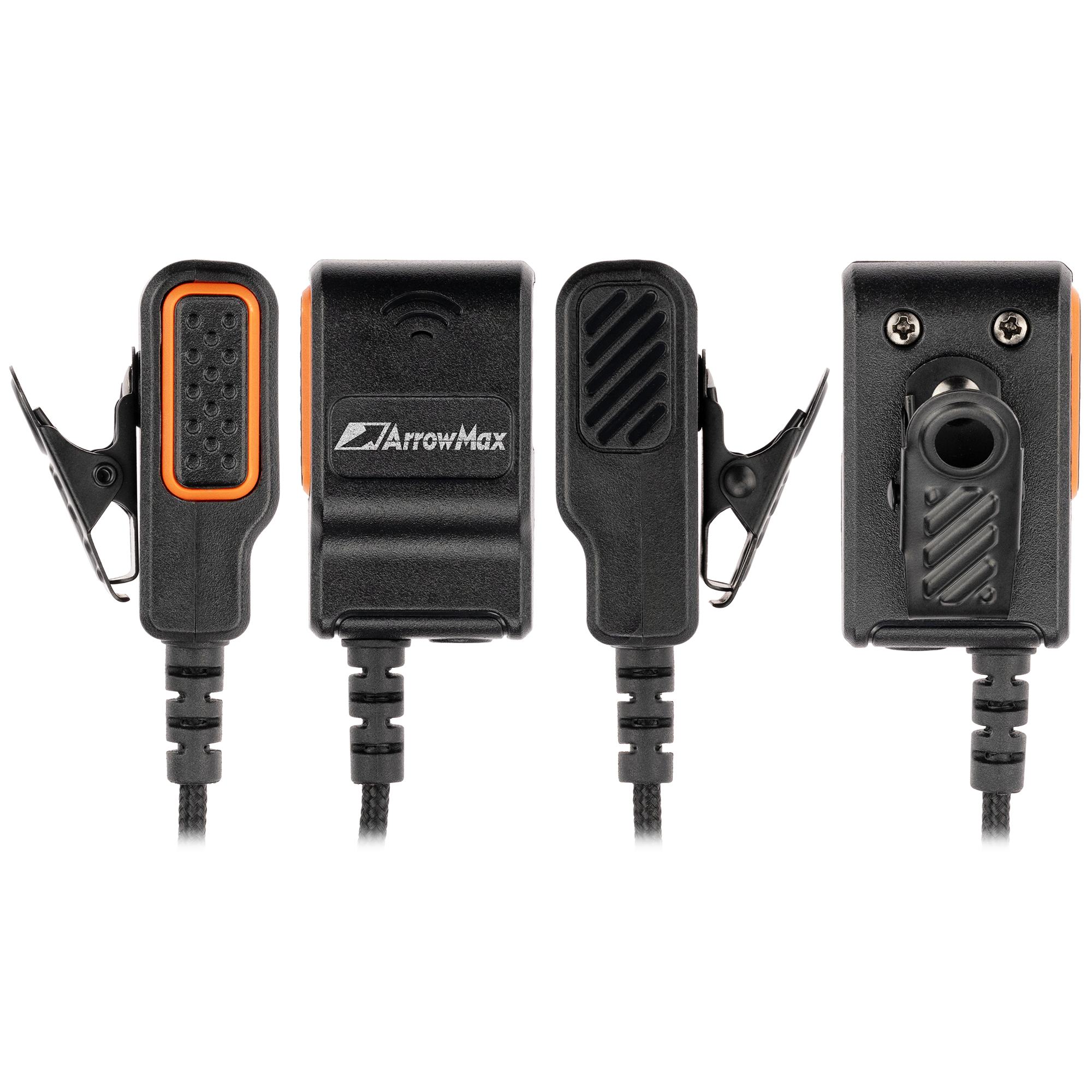 [Combo] Quick Disconnect Lapel PTT MIC + Stealth Leopard Tubeless Covert Earpiece + Hirose Adapter (APT0530-SL22)