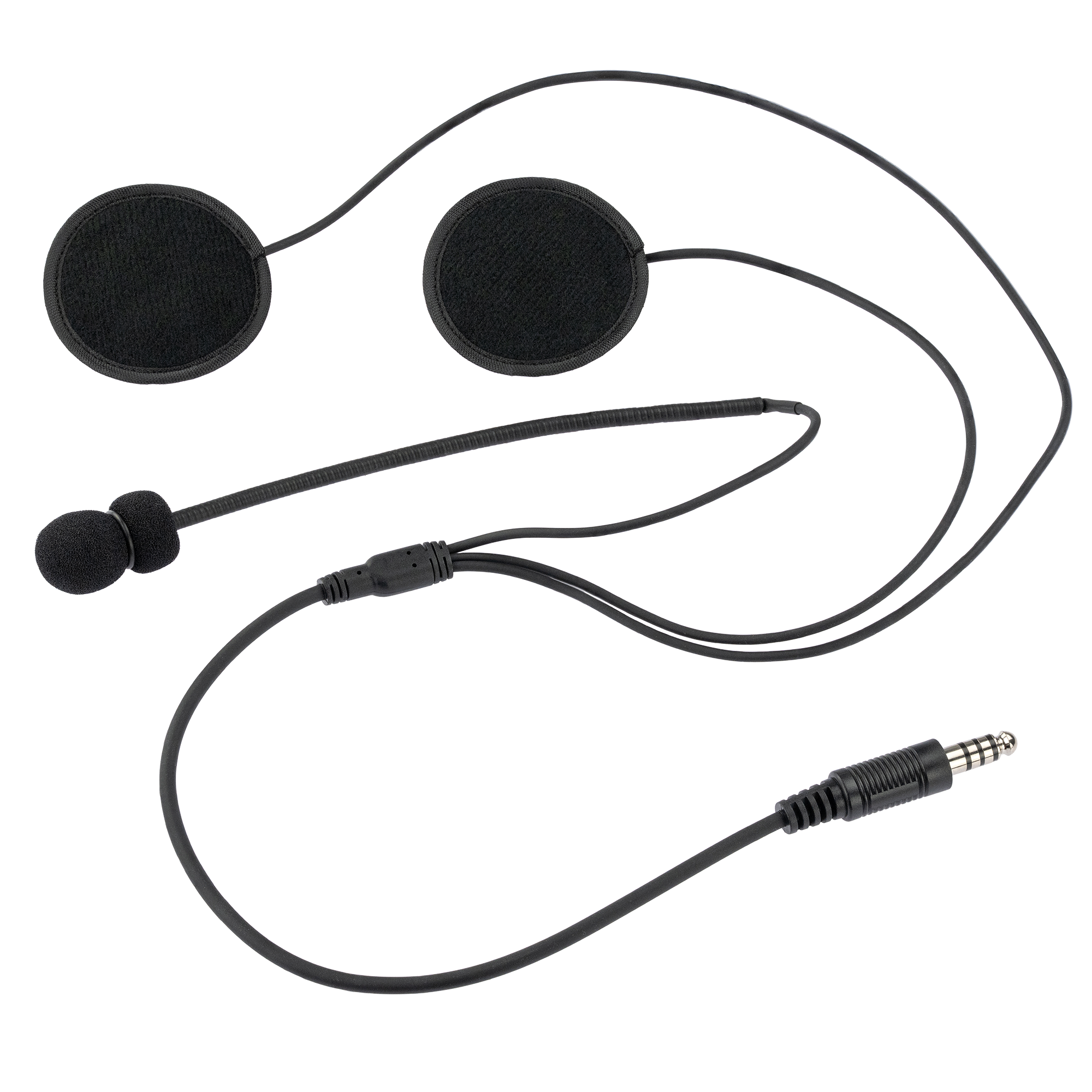 Race-Ready Coil Cord Helmet Kit with Mic & Audio Speakers Compatible with IMSA Systems (ARHEK02-C-IMRM)