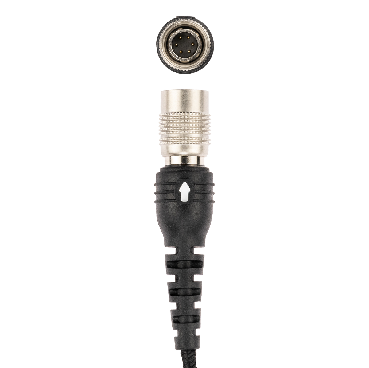 Ray Hirose QD Surveillance Earpiece with Transparent Acoustic Tube, PTT/MIC, Adapter for Tait TP9100, TP9135, TP9140, TP9155, TP9160 (ASK7500C-HR6M-TA02)