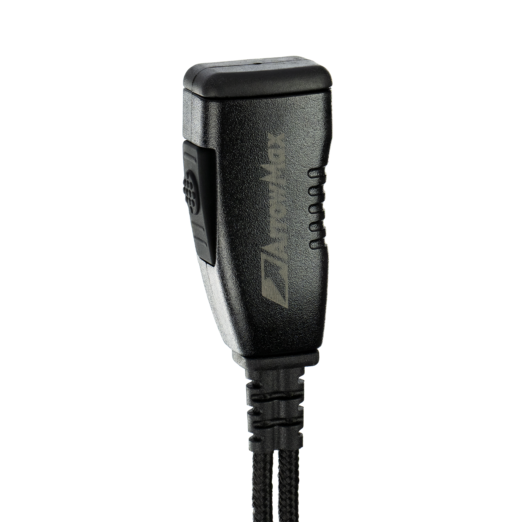 Surveillance Earpiece with Transparent Acoustic Tube and PTT/MIC for Motorola CP200D / Yaesu FT-65 (ASK7500C-M1)