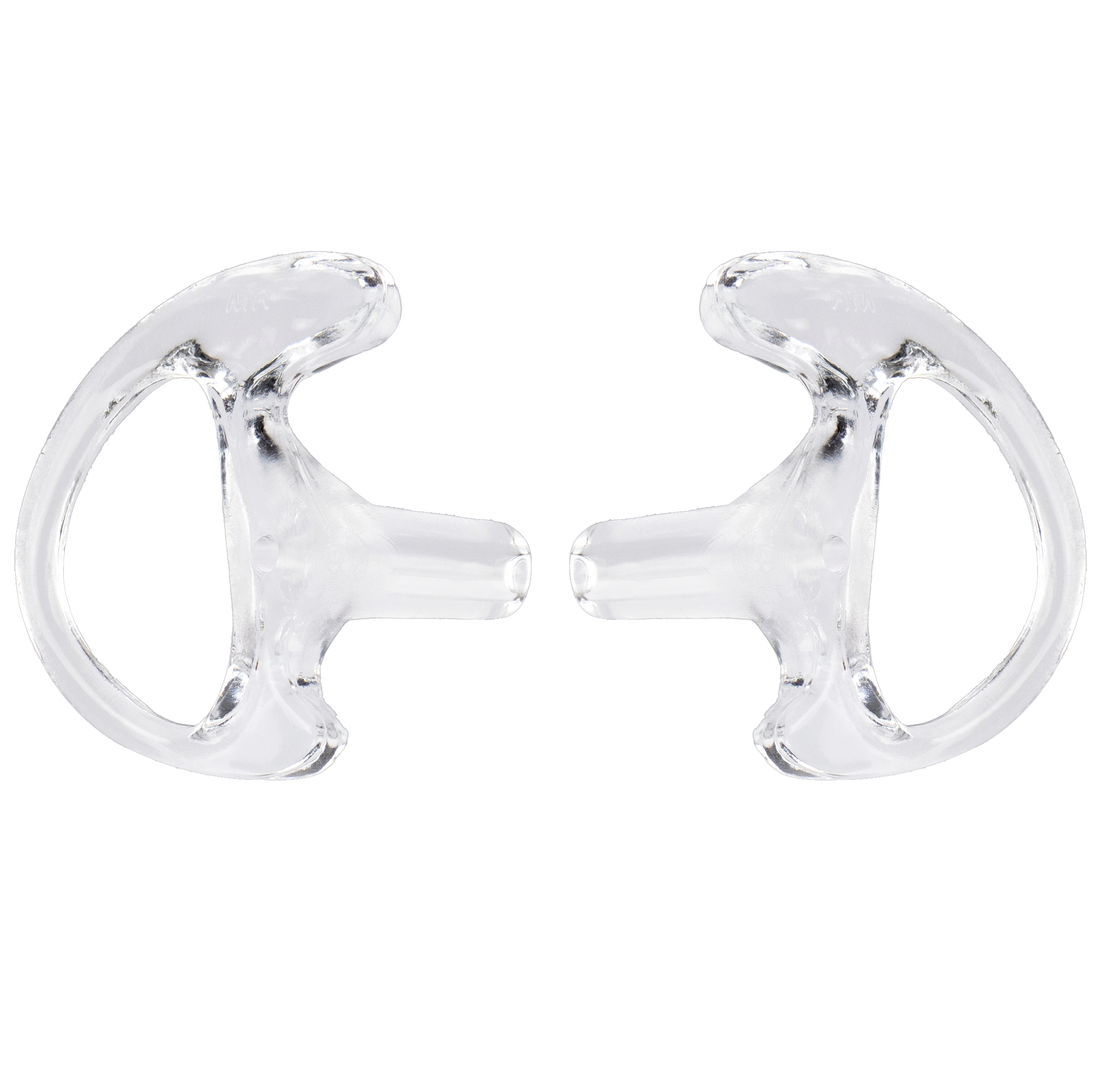 Surveillance Earpiece with Transparent Acoustic Tube and PTT/MIC for Motorola CP200D / Yaesu FT-65 (ASK7500C-M1)