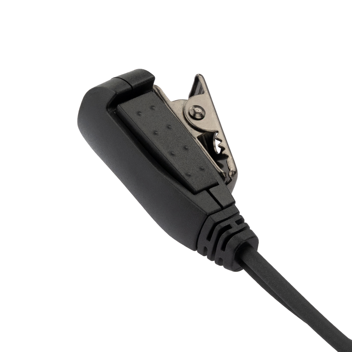 Surveillance Earpiece with Transparent Acoustic Tube and PTT/MIC for Motorola CP200D / Yaesu FT-65 (ASK7500C-M1)