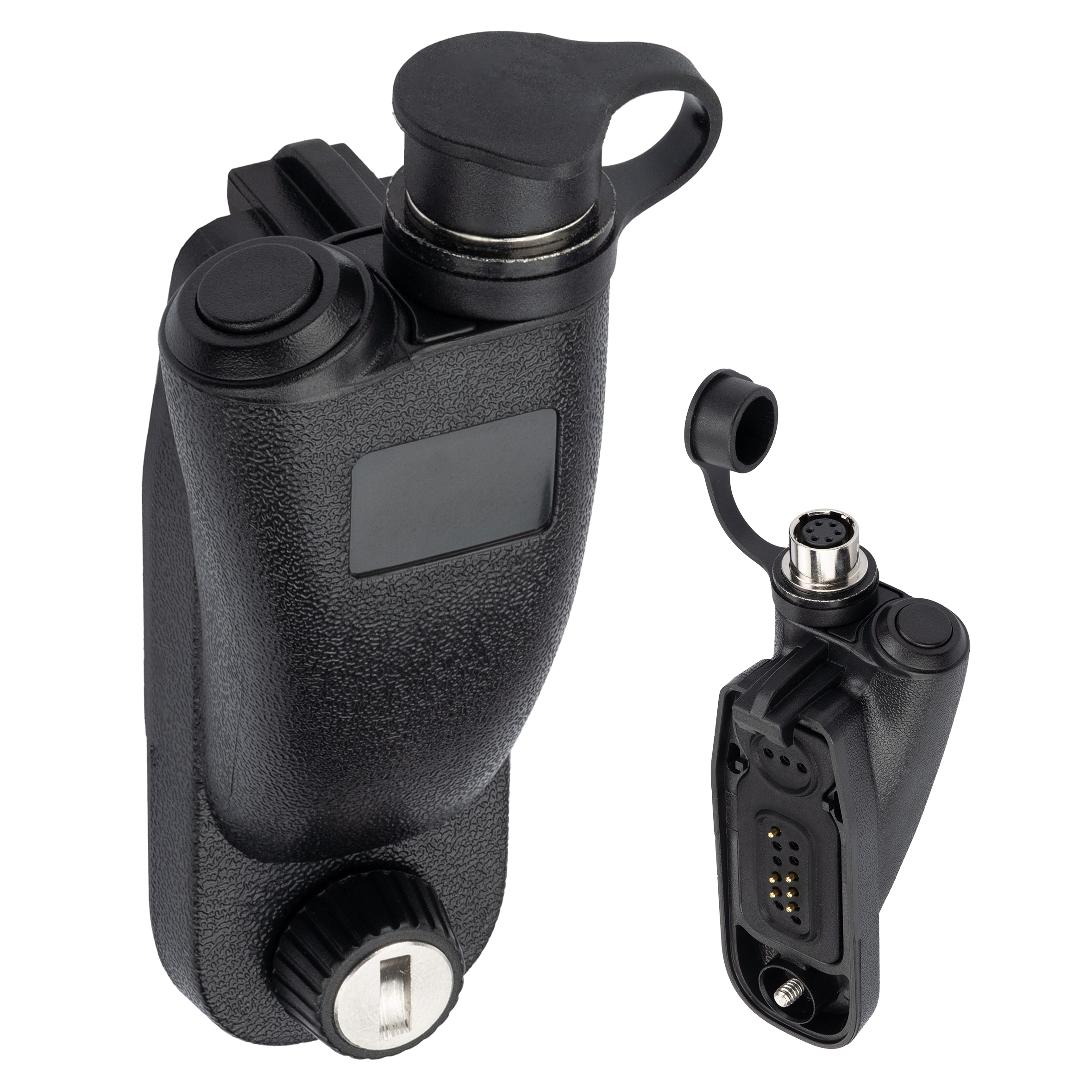 6-Pin Hirose Adapter w/ PTT for Motorola XPR & APX (ADMX7000PTT-HR6F)