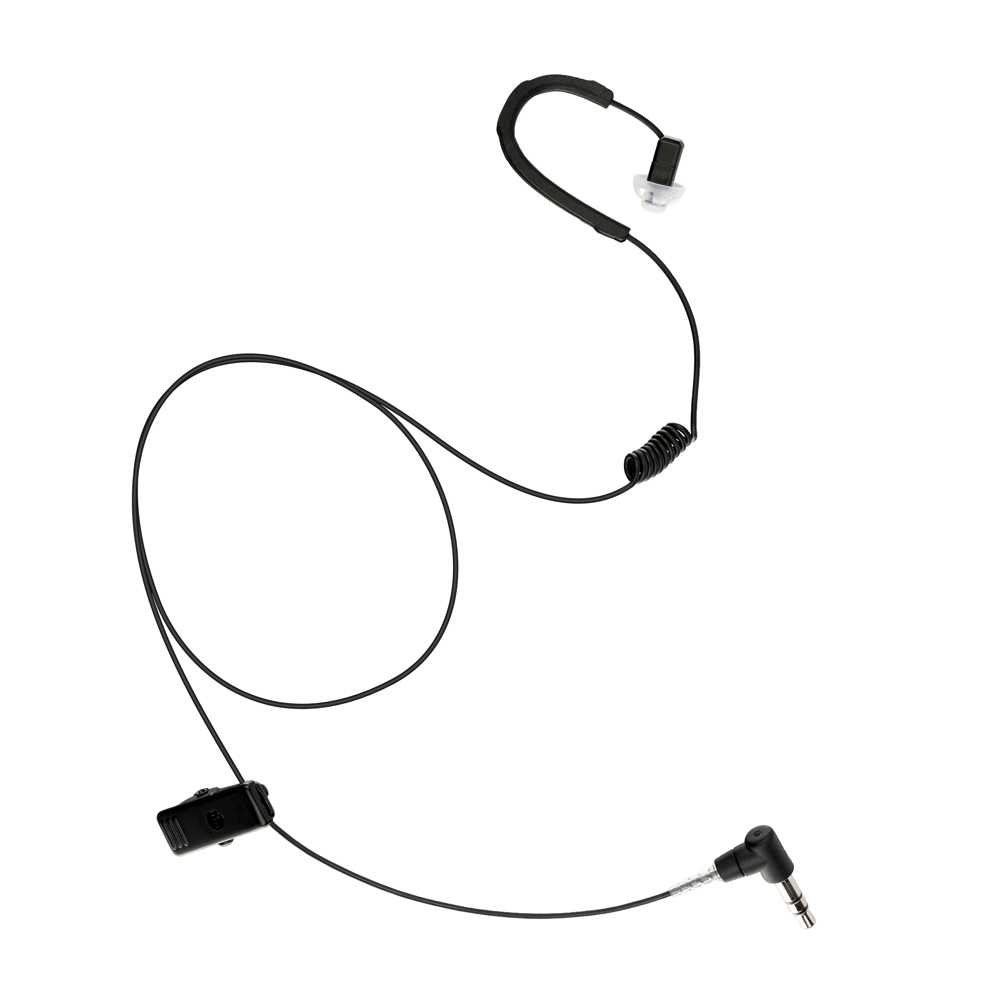Stealth Leopard SL Series Ultra-Clear Covert Earpiece with HD Balanced Armature Speaker and Ear Guard for RSM & PTT