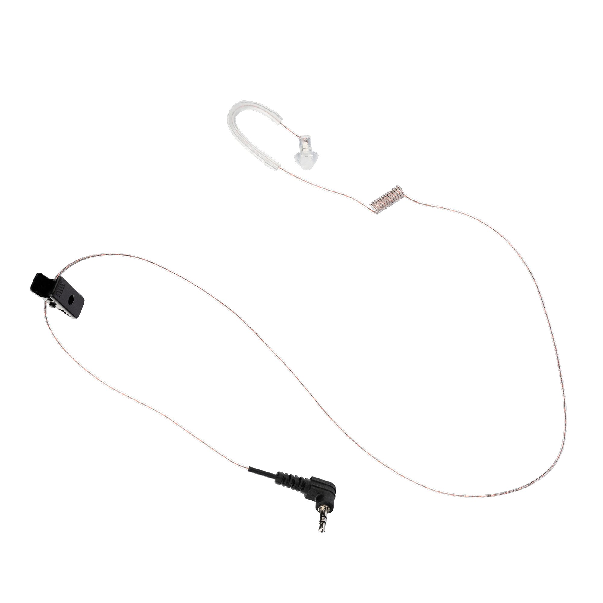 Stealth Leopard SL Series Ultra-Clear Covert Earpiece with HD Balanced Armature Speaker and Ear Guard for RSM & PTT